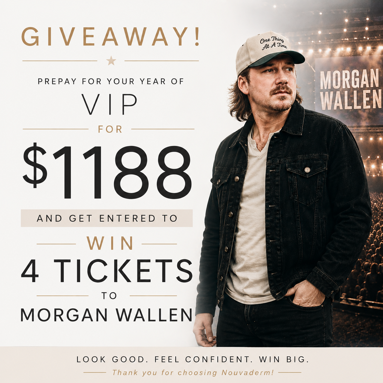 VIP Annual Membership Prepay + Morgan Wallen Giveaway
