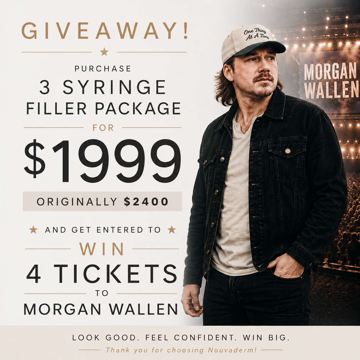 3 Syringe Filler Package + Morgan Wallen Giveaway