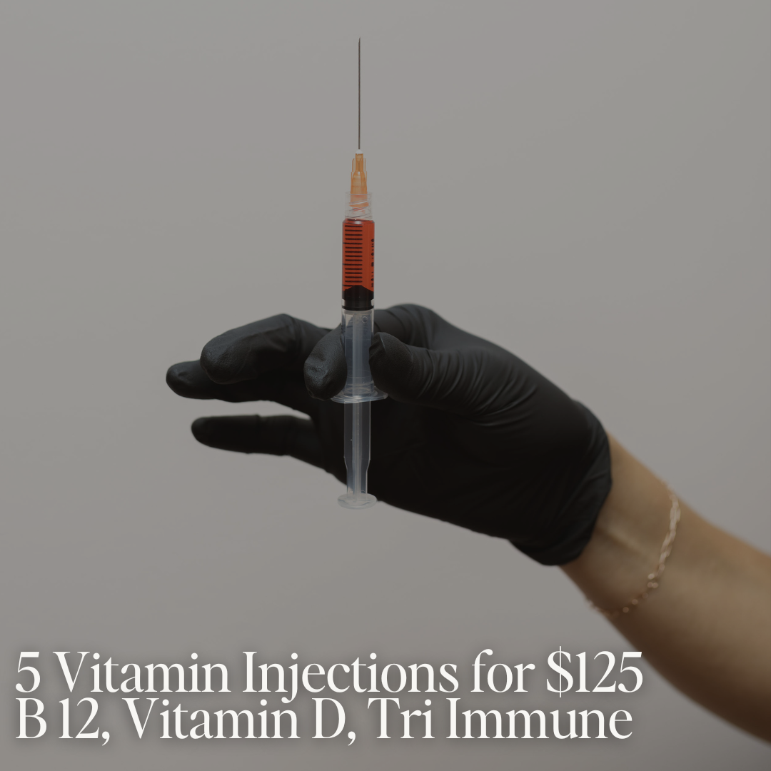 5 Vitamin Injections for $125