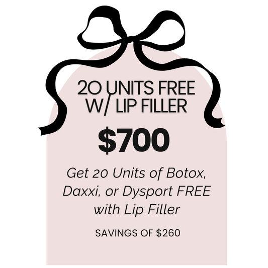 20 Units FREE with Lip Filler