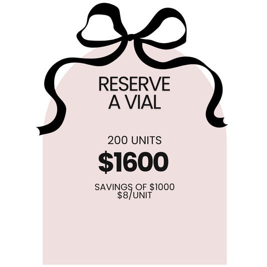 Reserve a Vial- 200 Units of Tox